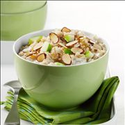 Picture Of Breakfast Oats With Apple